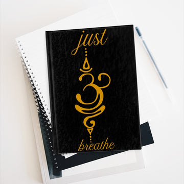 Journal Just Breath Black Gold