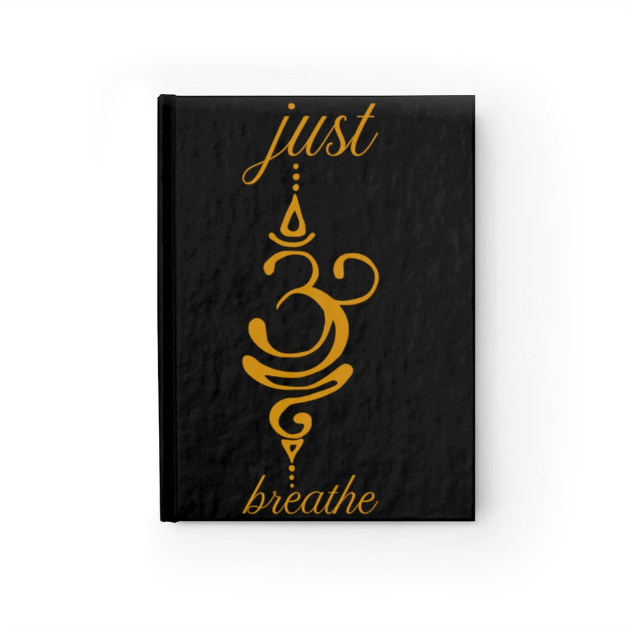 Journal Just Breath Black Gold
