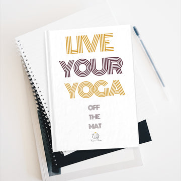 Live Your Yoga Journal White