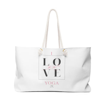 I Love Yoga Weekender Bag