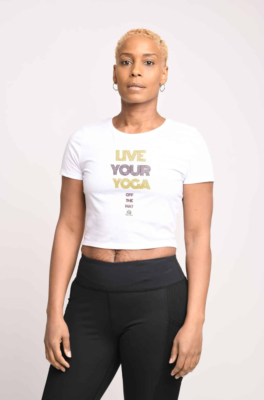 Live Your Yoga Crop Tee