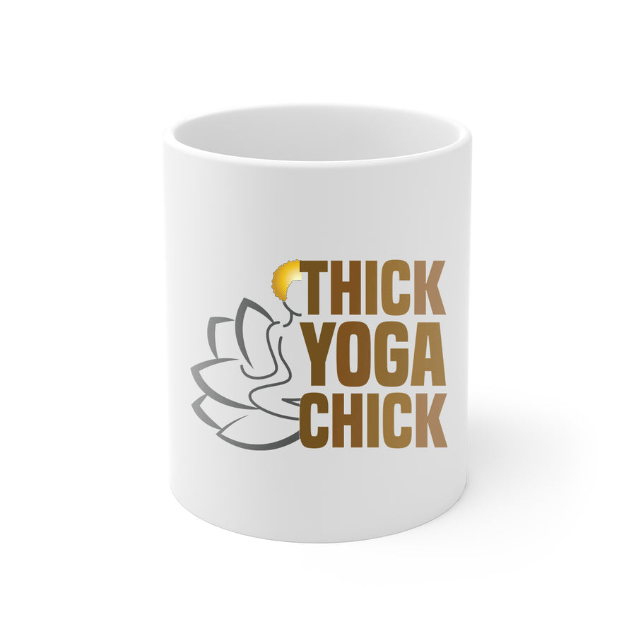 Thick Yoga Chick Mug