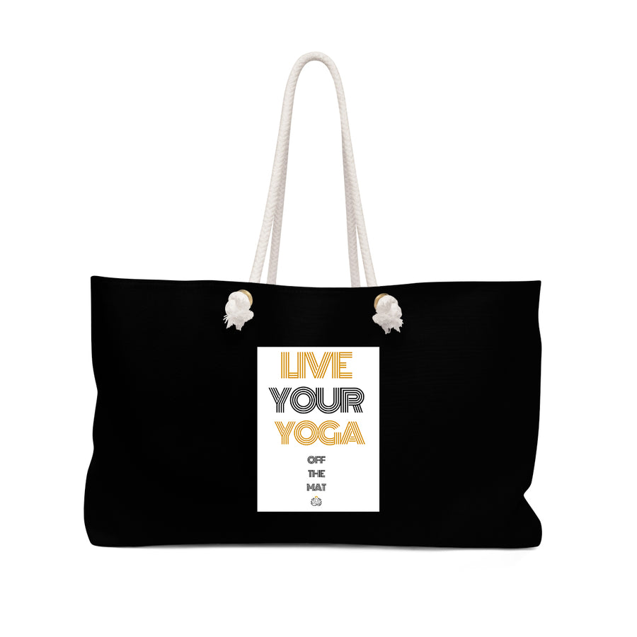 Live Your Yoga Weekend Bag All