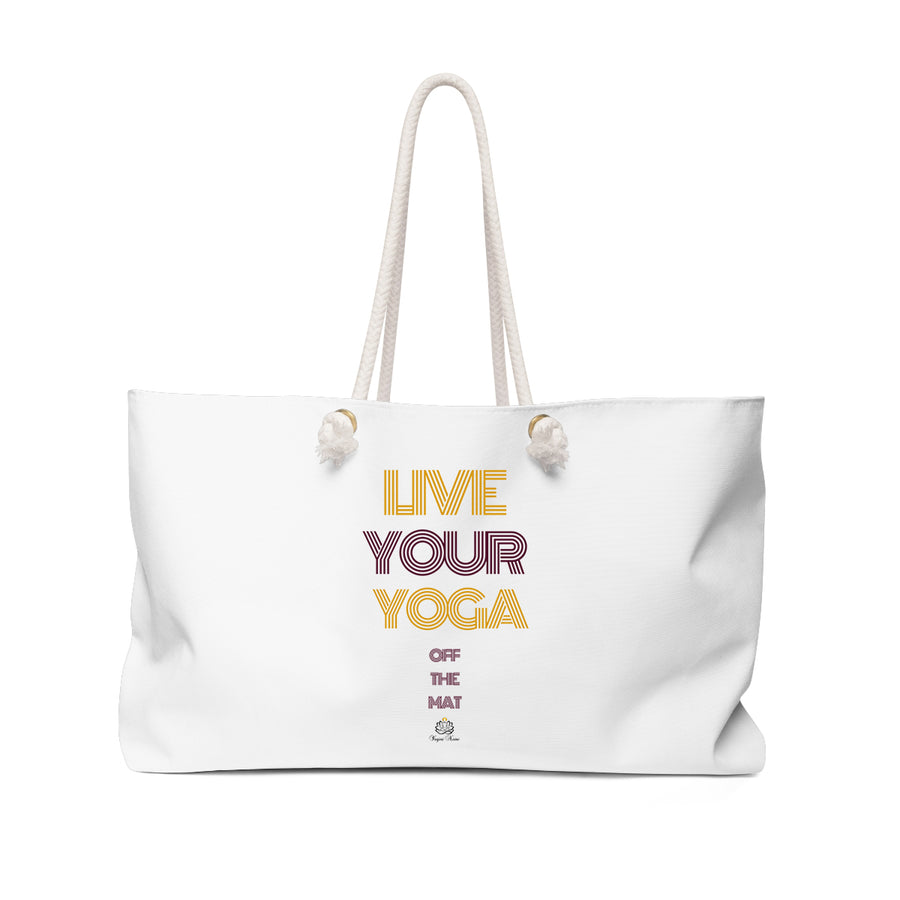 Live Your Yoga Weekend Bag All