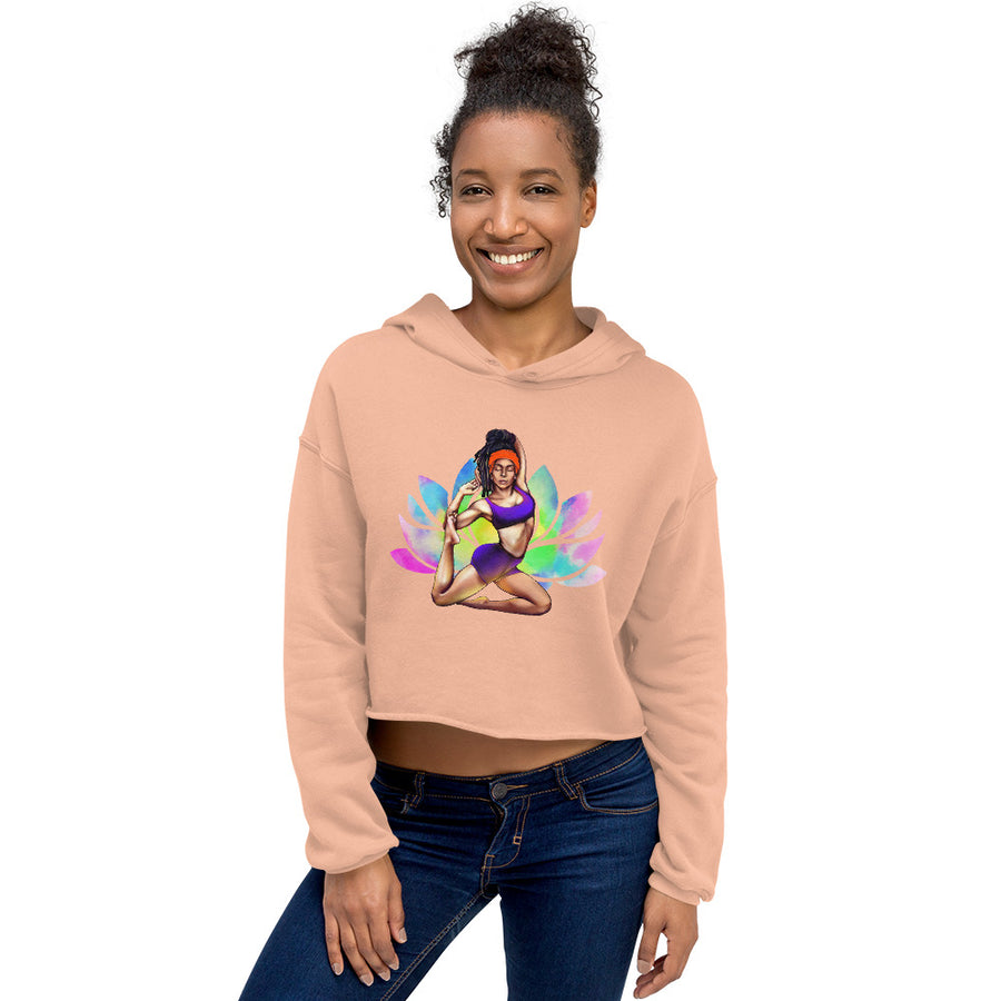 Queen Crop Hoodie
